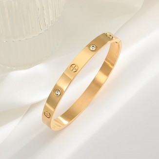 Gold Cross Bracelet