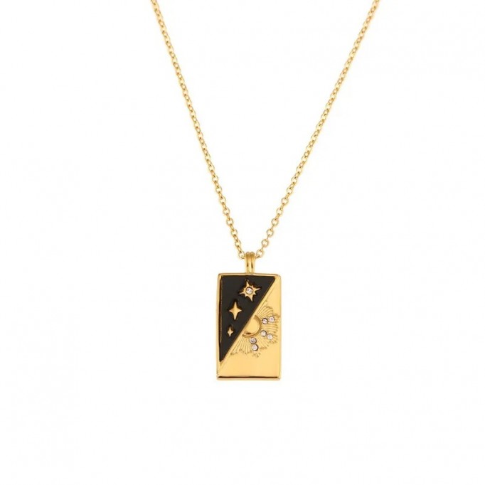 The Night Stars -18k Gold Plated Pendant