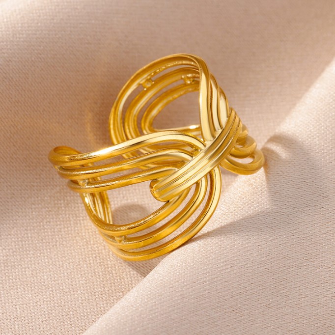 Dome Ring - 18k Gold Plated 