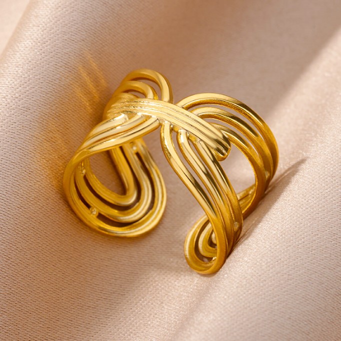 Dome Ring - 18k Gold Plated 