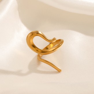 Hip-hop Retro Ring -18k Gold Plated 