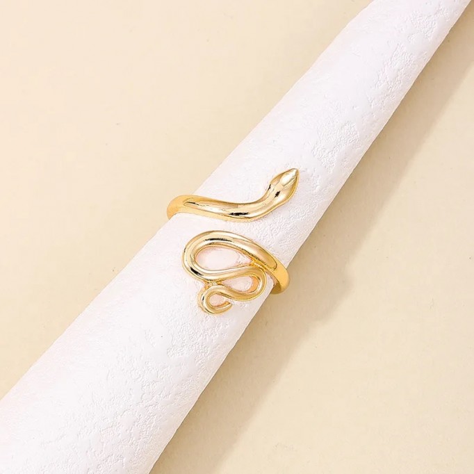 Serpent Ring -18k Gold Plated