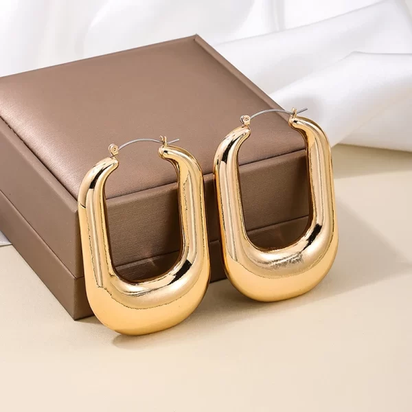 Retro U-shaped Hoops