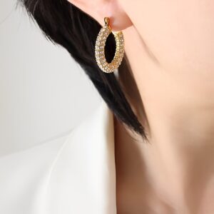 Rhinestones Earrings | Alistos